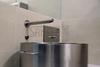 Настенный бесконтактный кран SLU 39X арт: 03391 Sanela Чехия (фото, схема)