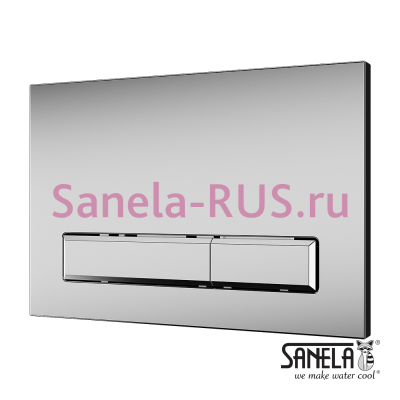 Кнопка SLW 51 (для инсталляции SLR 21, глянцевой хром) арт: 04510 Sanela Чехия (фото, схема)