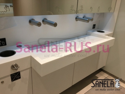 Настенный бесконтактный кран SLU 43 арт: 03430 Sanela Чехия (фото, схема) Настенный бесконтактный кран SLU 43 арт: 03430 Sanela Чехия (фото, схема)