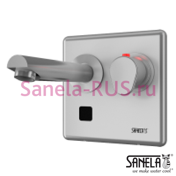 Настенный бесконтактный смеситель SLU 04HT17 Настенный бесконтактный смеситель SLU 04HT17