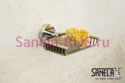 Нержавеющая мыльница SLZD 18 арт: 62180 Sanela Чехия (фото, схема)