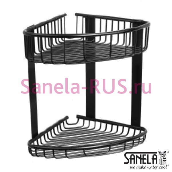 Нержавеющая двойная угловая полка SLZD 29N Нержавеющая двойная угловая полка SLZD 29N