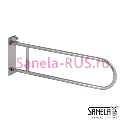 Нержавеющий откидной поручень SLZM 03SD арт: 49033 Sanela Чехия (фото, схема)