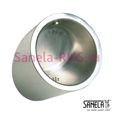 Нержавеющий антивандальный писсуар SLPN 06 арт: 91060 Sanela Чехия (фото, схема)