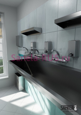 Настенный бесконтактный смеситель SLU 25B арт: 03255 Sanela Чехия (фото, схема) Настенный бесконтактный смеситель SLU 25B арт: 03255 Sanela Чехия (фото, схема)