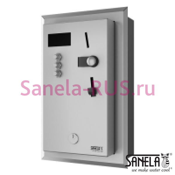 Встроенный монетный и жетонный автомат для 1-3 душей, выбор автоматом SLZA 01MZ Встроенный монетный и жетонный автомат для 1-3 душей, выбор автоматом SLZA 01MZ